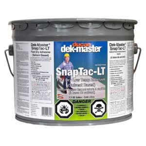 DEK-MASTER® SnapTac Fast Dry Adhesive - 2.5 GAL